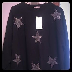 Never worn star sweatshirt from Zara